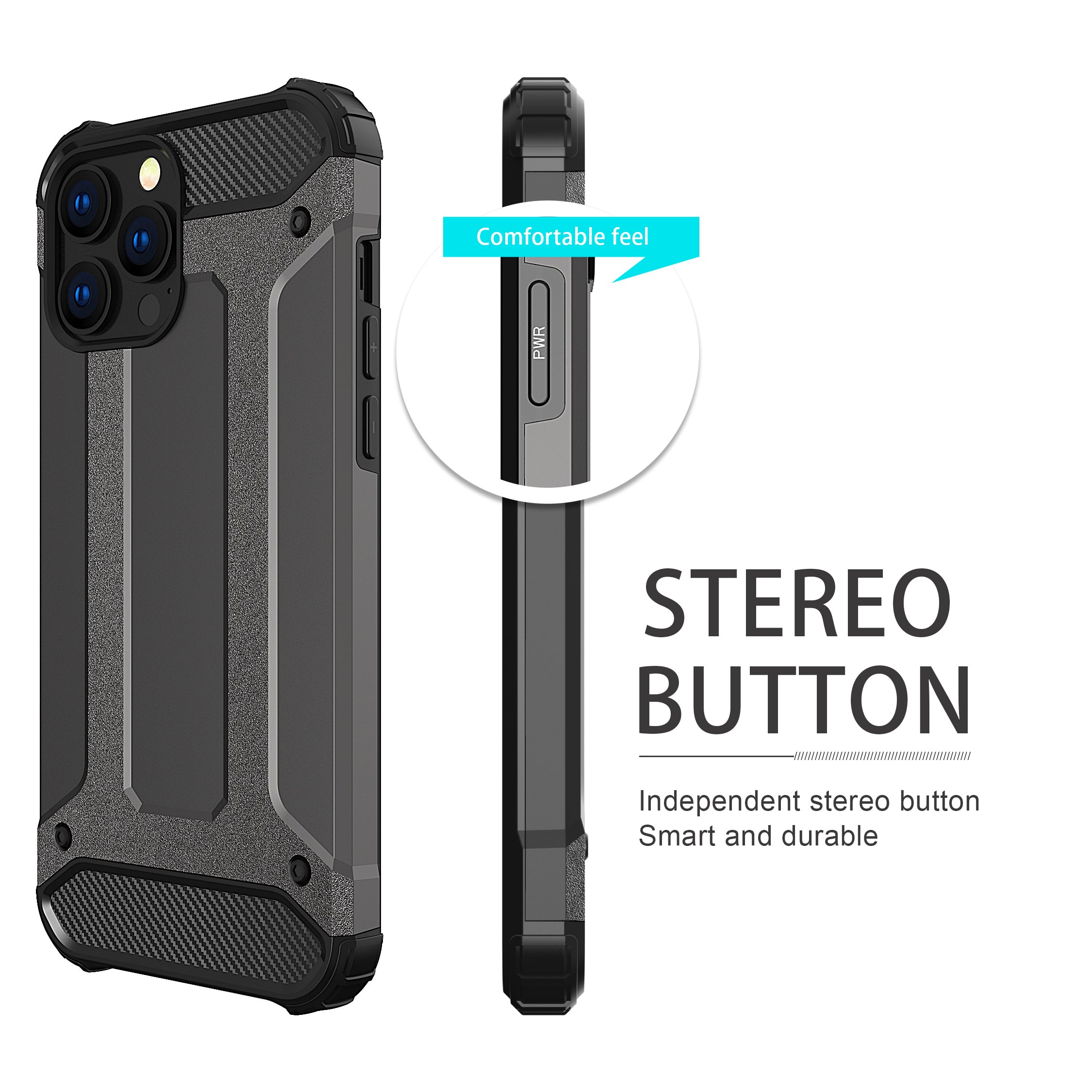 Pro iPhone 13 Pro Max 6,7 palcový Bump Proof Phone Protector Hard PC Back Měkký zadní kryt TPU Pro iPhone 13 Pro Max 6,7 palcový Bump Proof Phone Protector Hard PC Back Měkký zadní kryt TPU